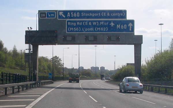 M60 West towards Stockport