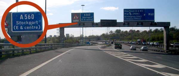 M60 West towards Stockport