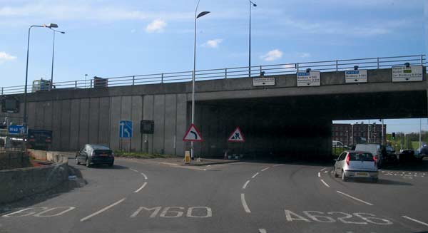 Sliproad towards Stockport