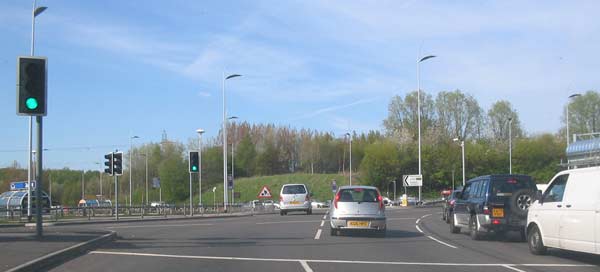 Sliproad towards Stockport