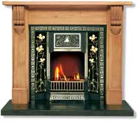 The Northmoor Art Nouveau Style Fireplace insert