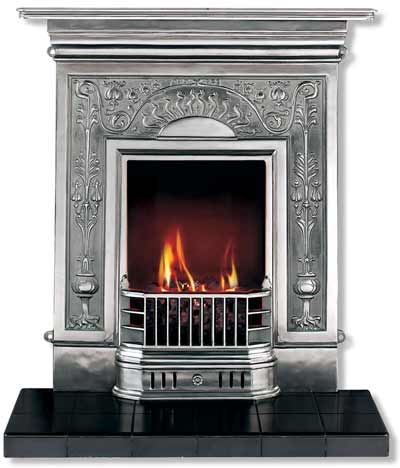 The Sunburst Art Nouveau Style Fireplace