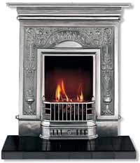 The Sunburst Art Nouveau Style Fireplace
