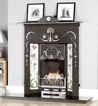 The Vienna Art Nouveau Style Combination Fireplace
