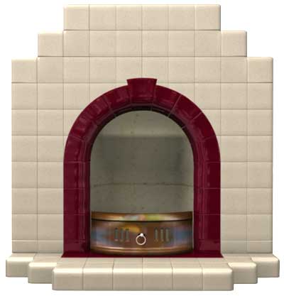 The Shire Newton No Back Reproduction Edwardian Fireplace