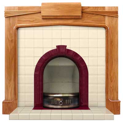The Shire Newton No Back Reproduction Edwardian Fireplace