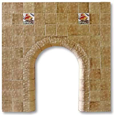 Tiled Fireplace Insert