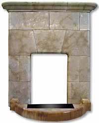 Edwardian Tiled Fireplace
