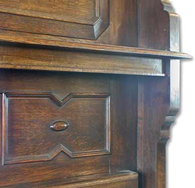 Jacobean Style Mantel in Oak