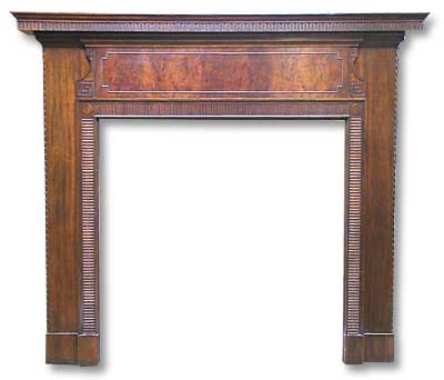 Edwardian Mantel in Walnut 