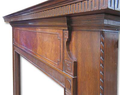 Edwardian Mantel in Walnut 