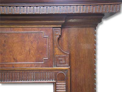 Edwardian Mantel in Walnut 